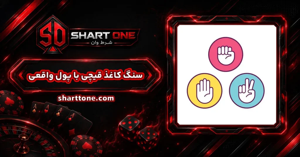 شرط بندی سنگ کاغذ قیچی با پول واقعی