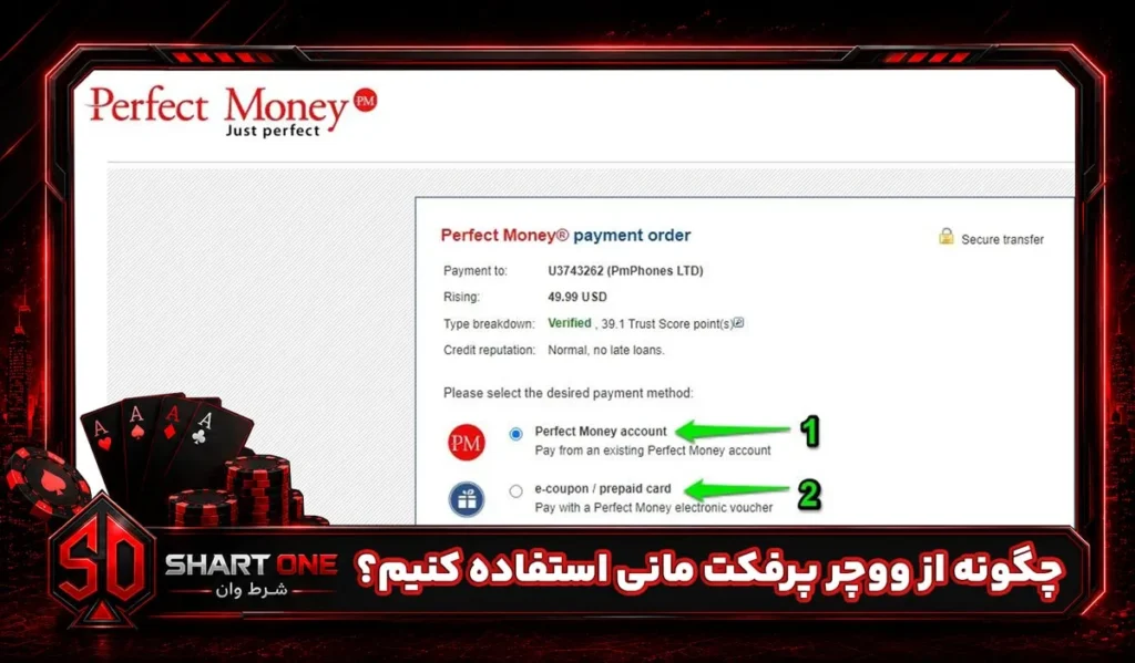چگونه از ووچر پرفکت مانی استفاده کنیم؟